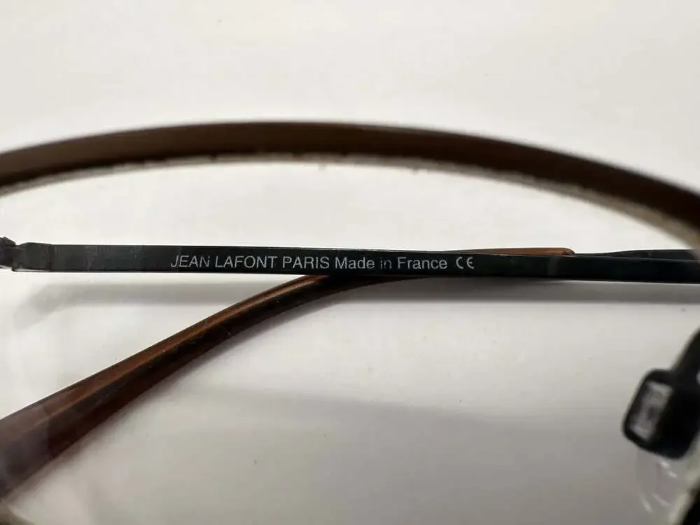 JEAN LAFONT EYEWEAR MINIE 463 49-18-130 BROWN BLACK EYEGLASSES